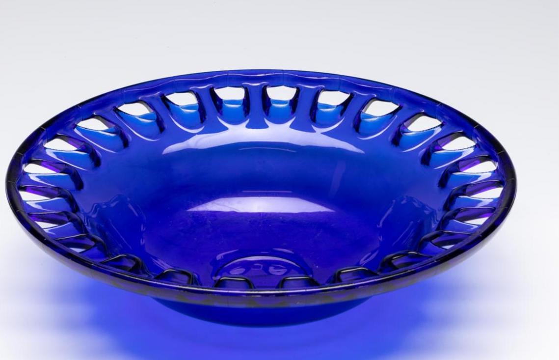 Cobalt Blue Glass bowl