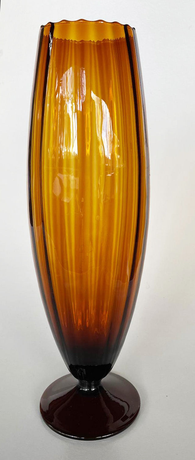 Amber tall vase