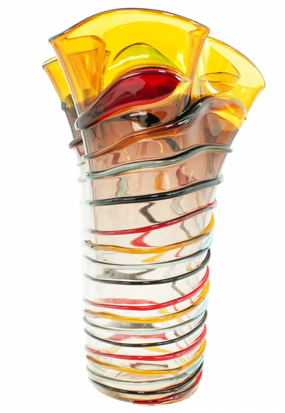 CALIFFONE STRIP MULTICOLOUR - GLASS VASE