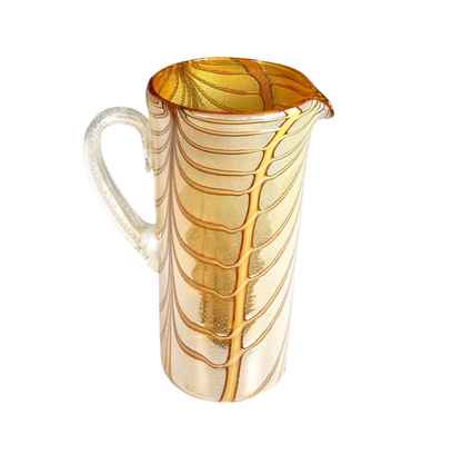 PITCHER POLYCHROME - AMBER PURE SILVER