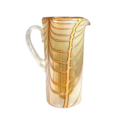 PITCHER POLYCHROME - AMBER PURE SILVER