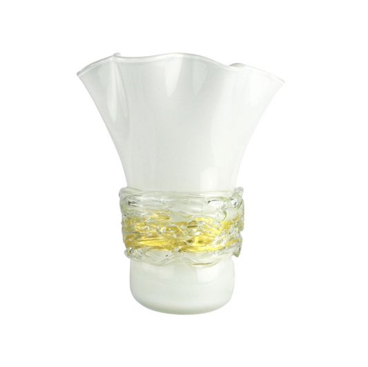 WHITE ROSE VASE