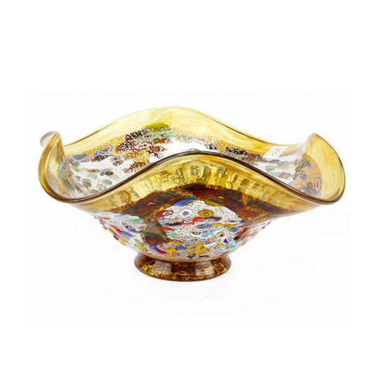 GOCCIA AMBER - BOWL CENTERPIECE